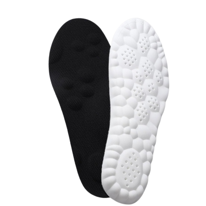 Semelles orthopédiques à mémoire de forme -Noir - Ozerty
