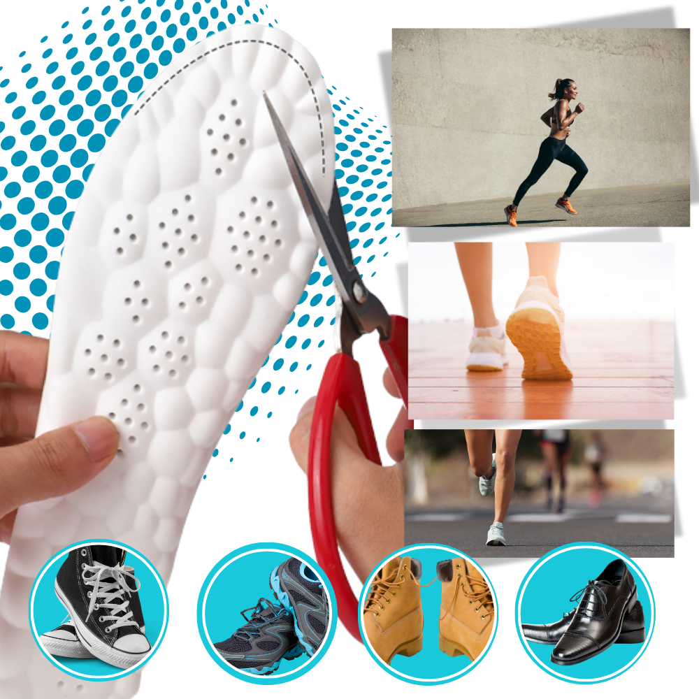 Semelles orthopédiques à mémoire de forme - Ozerty