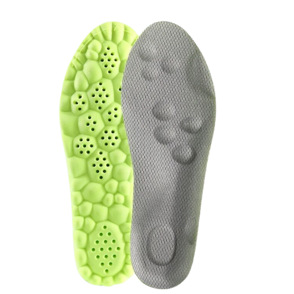 Semelles orthopédiques à mémoire de forme -Vert - Ozerty