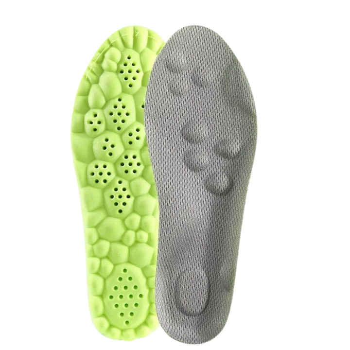 Semelles orthopédiques à mémoire de forme -Vert - Ozerty
