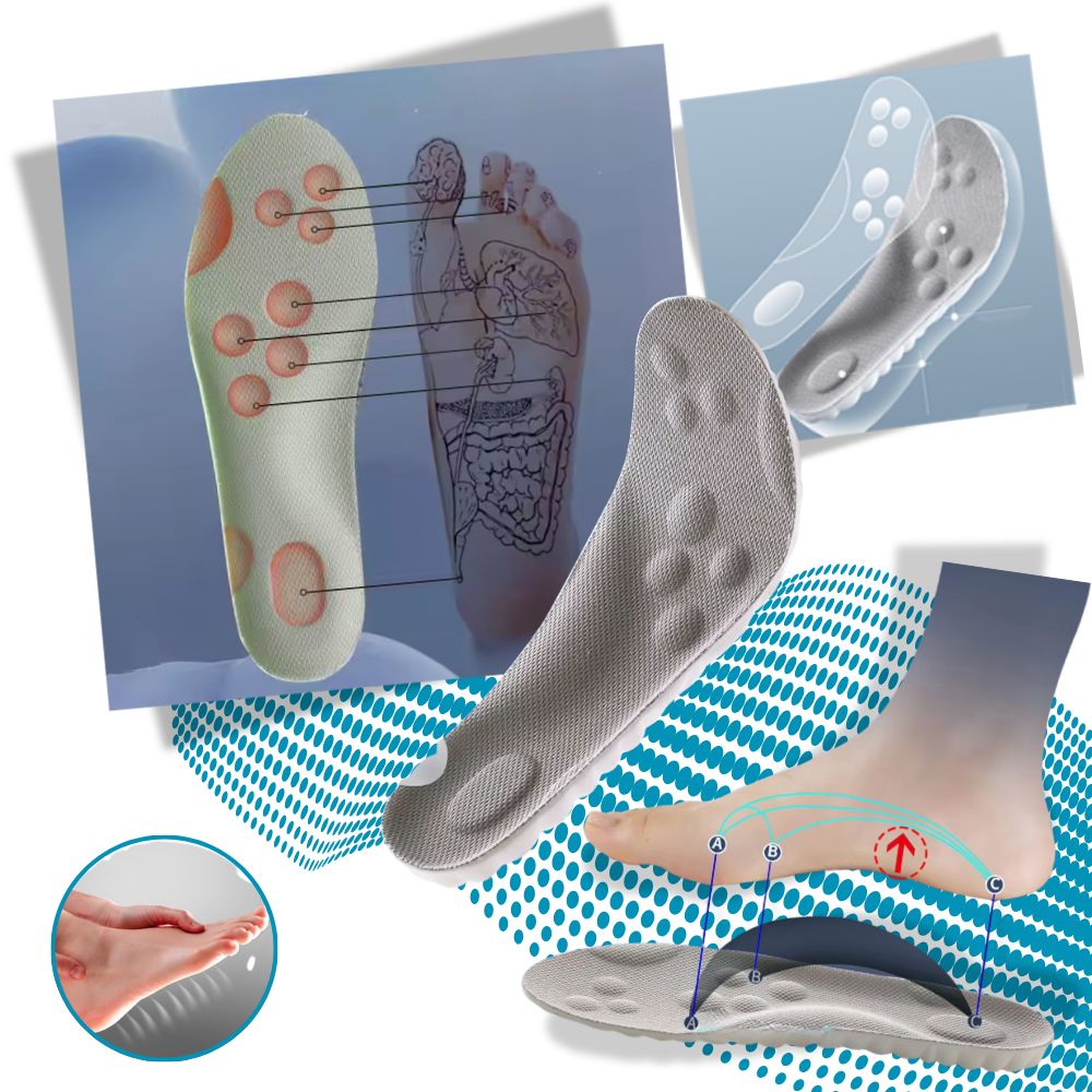 Semelles orthopédiques à mémoire de forme - Ozerty