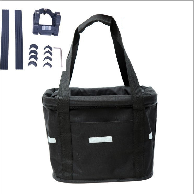 Panier vélo chien robuste, fixation renforcée, tissu Oxford. Sécurité et style pour balades canines.