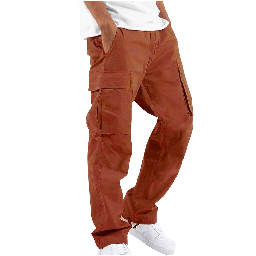 Pantalon cargo homme moderne, poches multiples, coupe élégante et confortable.