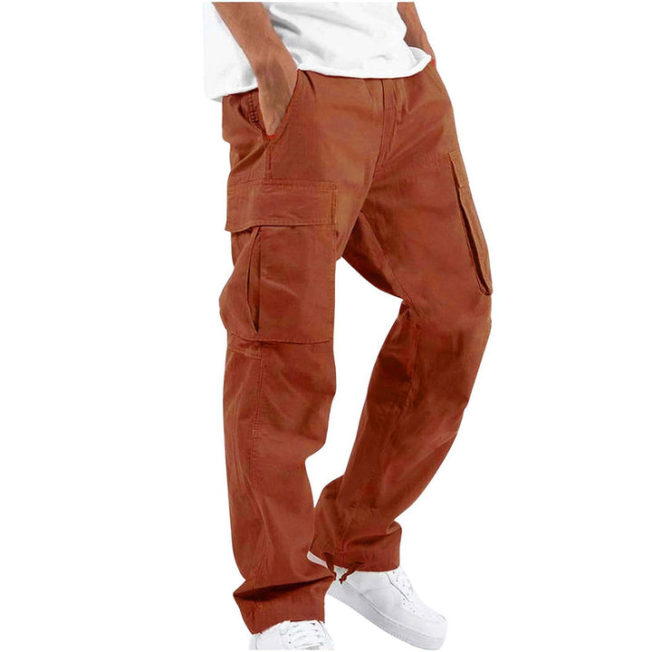Pantalon cargo homme moderne, poches multiples, coupe élégante et confortable.