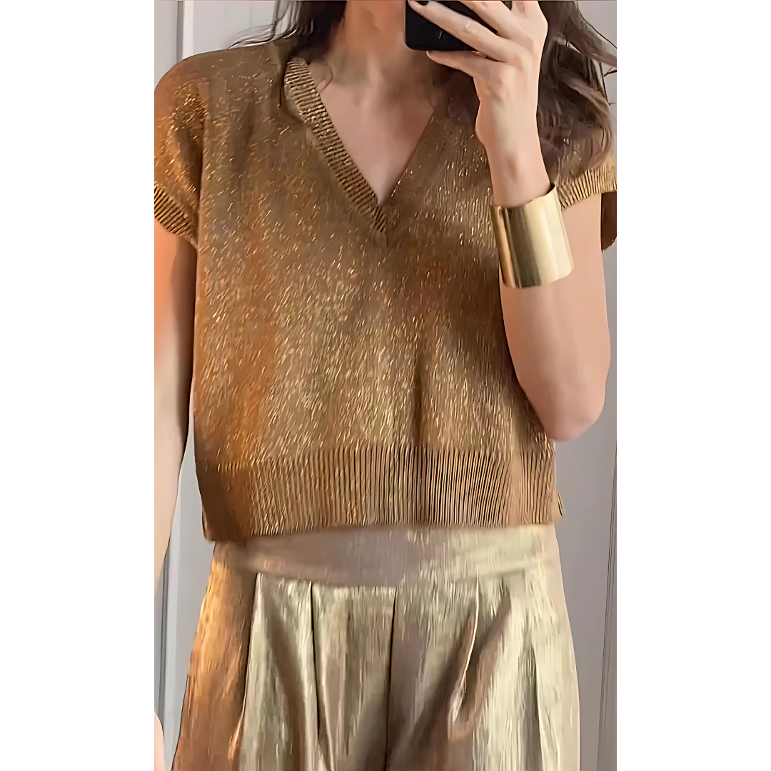 Mode femme: pantalon élégant taille haute et large, très confortable, idéal pour un look chic décontracté.