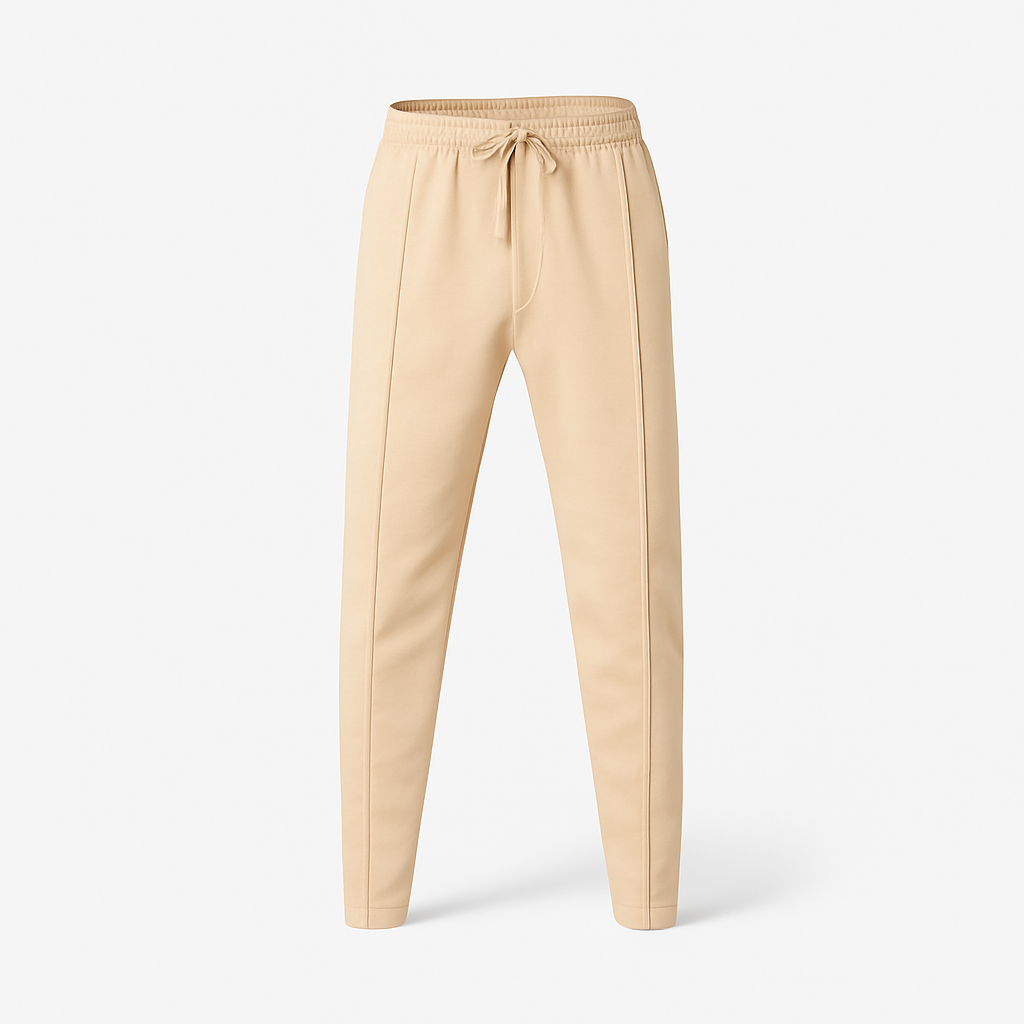 Pantalon homme décontracté élégant, taille élastique, idéal pour le confort et les loisirs.