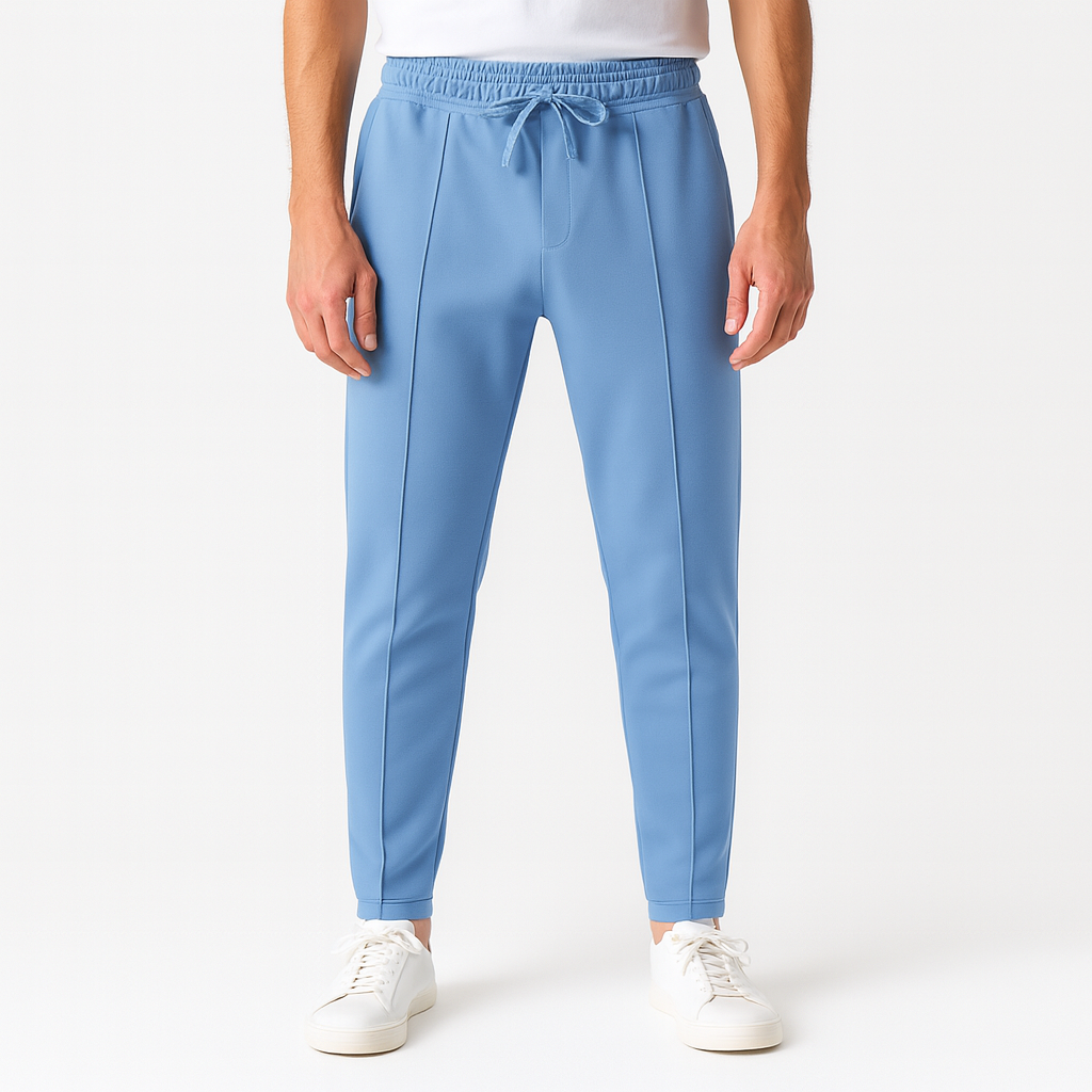 Pantalon chic homme moderne, décontracté et stretch, parfait pour le quotidien.