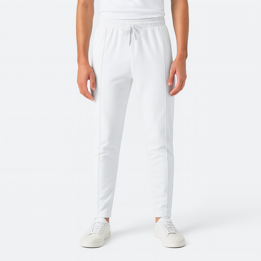 Pantalon homme stretch moderne, idéal pour un look décontracté chic et confortable.