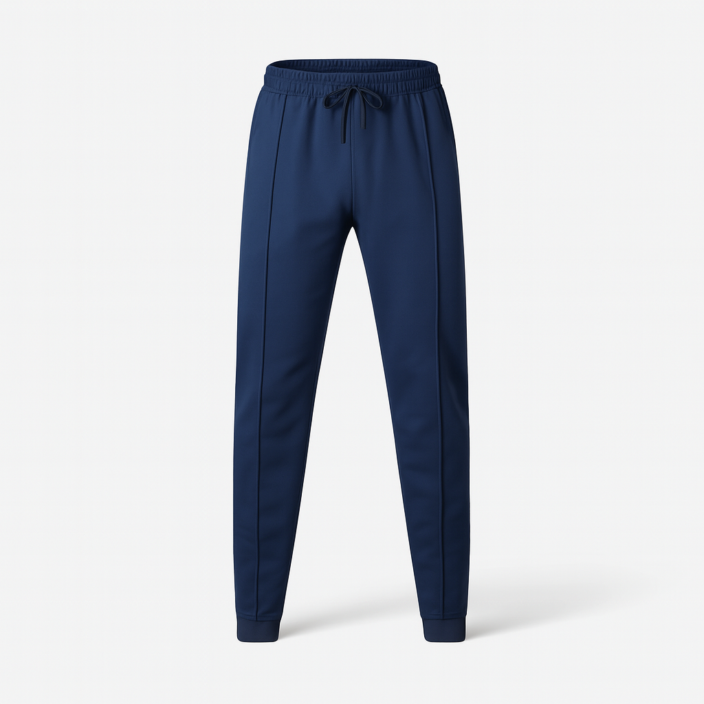 Pantalon homme élégant décontracté, avec taille élastique pour un confort maximal.