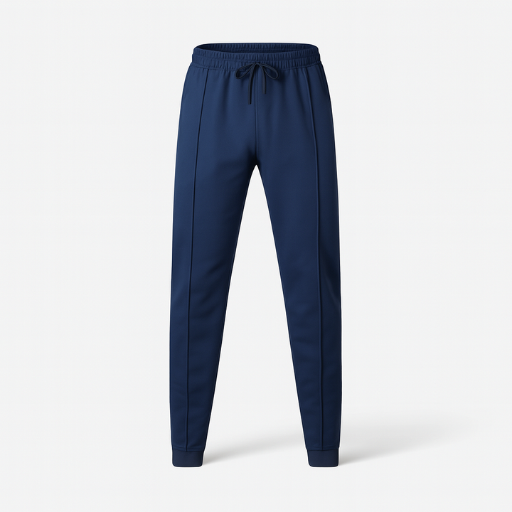 Pantalon homme élégant décontracté, avec taille élastique pour un confort maximal.