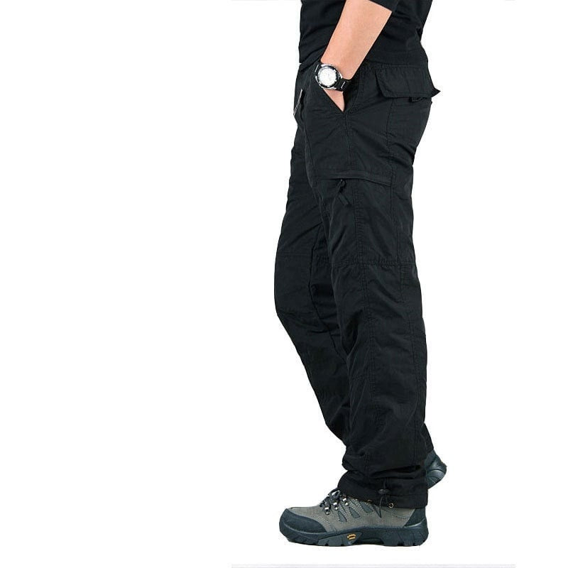 Pantalon homme chaud et doublé, parfait pour l'extérieur en hiver, alliant confort et résistance au froid.
