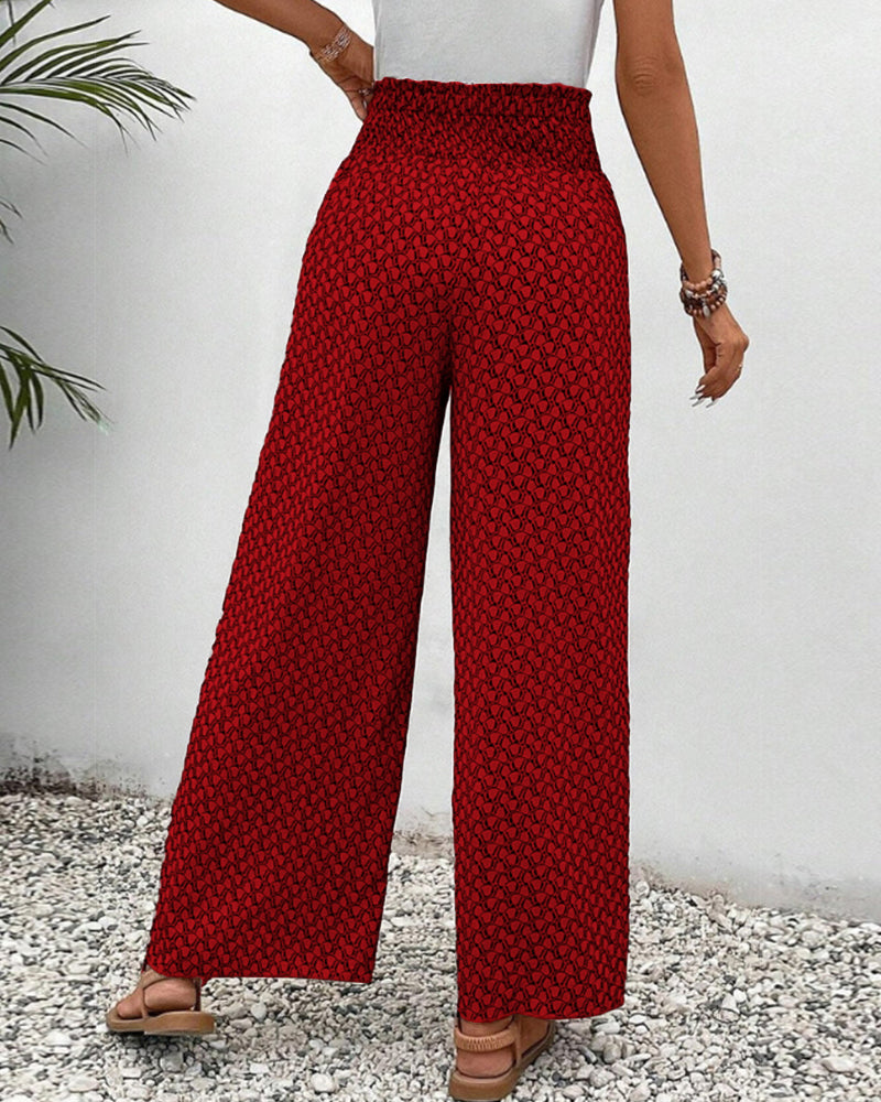 Pantalon large femme pour un look décontracté chic, parfait au quotidien.