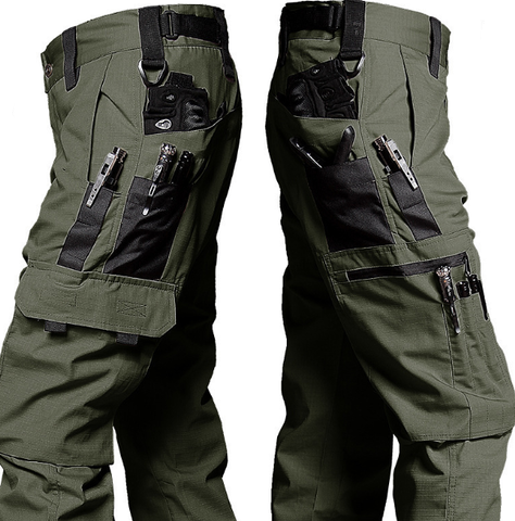 Pantalon extensible confortable pour homme, parfait pour la randonnée et les activités d'aventure en plein air.