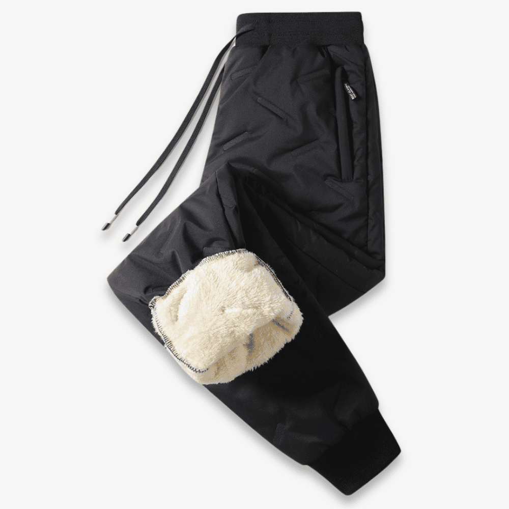 Pantalon thermique femme doublé pour l'hiver, chaud et confortable. Idéal vêtement mode femme.