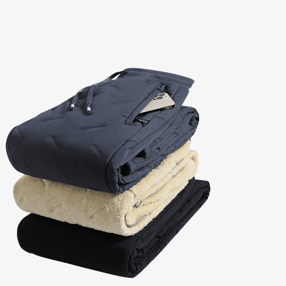 Élégant pantalon femme hiver à doublure thermique douce. Bas femme confortable, parfait pour affronter le froid.