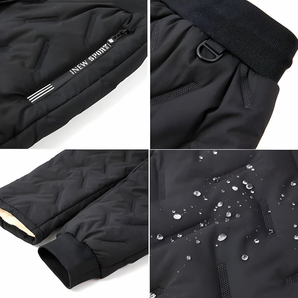Jogging femme chaud et confortable, doublé polaire doux, idéal pour la maison ou les sorties hivernales.