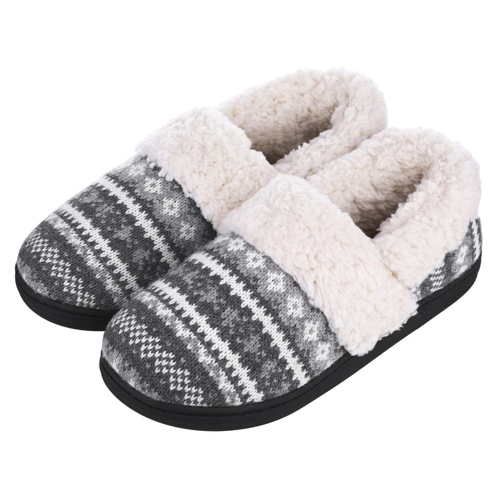 Pantoufles de maison chaudes et antidérapantes, en tricot doux et peluche, pour toute la famille.