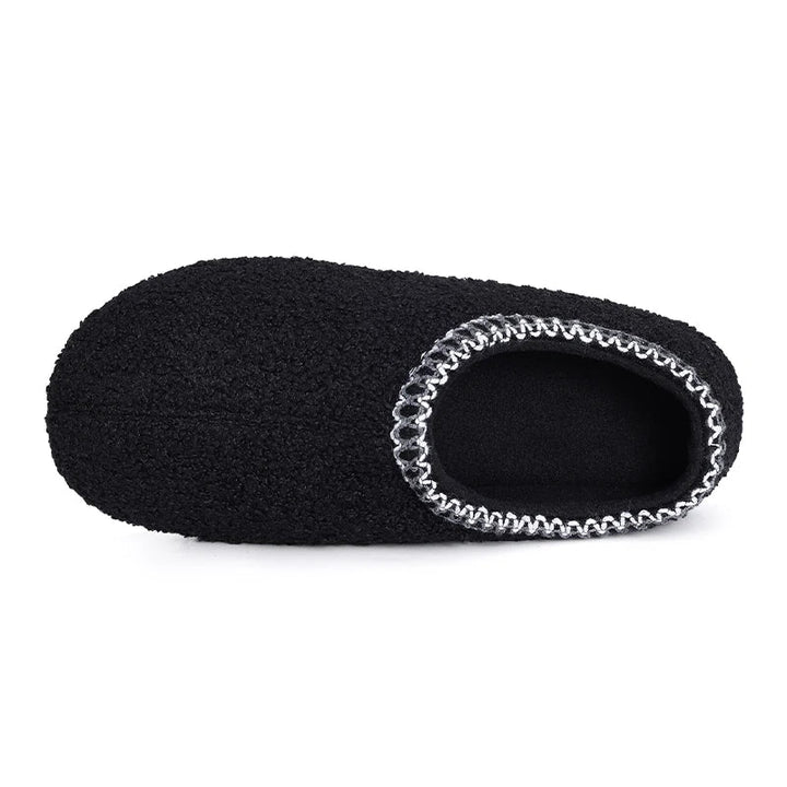 Pantoufles d'intérieur bouclées pour femmes, chaudes et élégantes, idéal pour le cocooning.