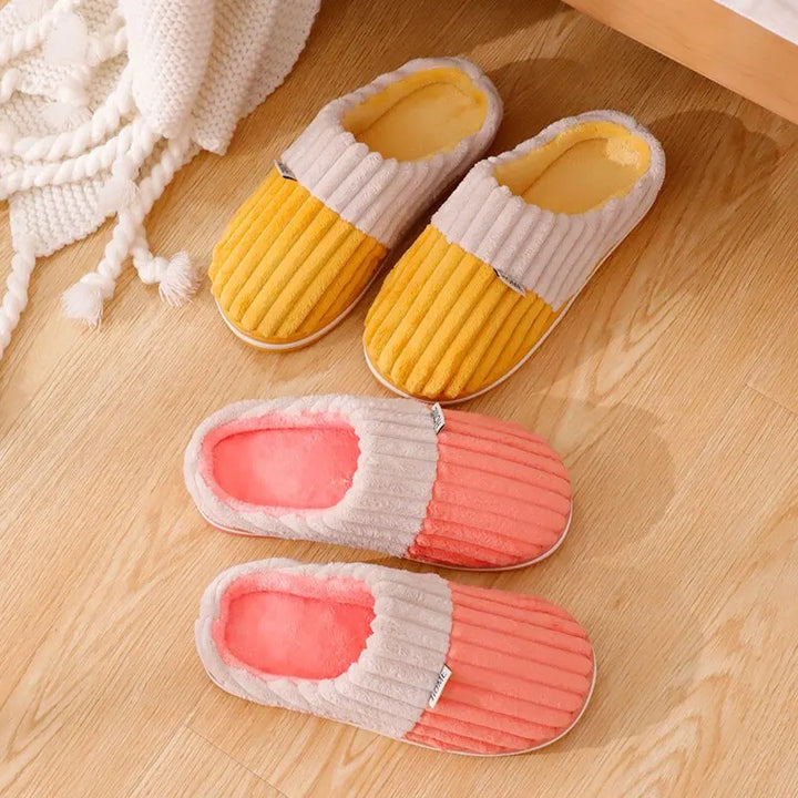Chaussons Feslishoet extra-doux et chauds pour un hiver cocooning. Idéals pour le confort à la maison.