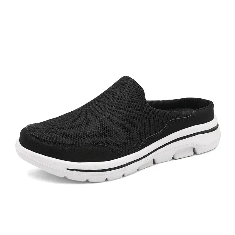 Pantoufles homme, confort luxueux. Design élégant, coton respirant. Chaussons doux pour la maison.
