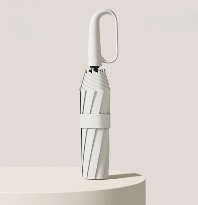 Parapluie anti-tempête réfléchissant, robuste et élégant. Protection optimale contre la pluie et le vent. Visibilité accrue d