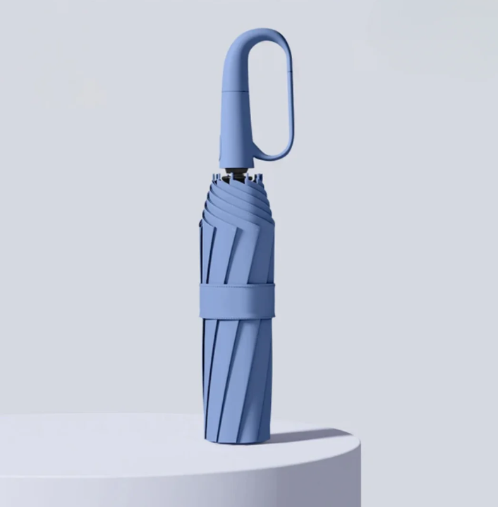 Parapluie anti-tempête réfléchissant, robuste et élégant. Protection optimale contre la pluie et le vent. Visibilité accrue d