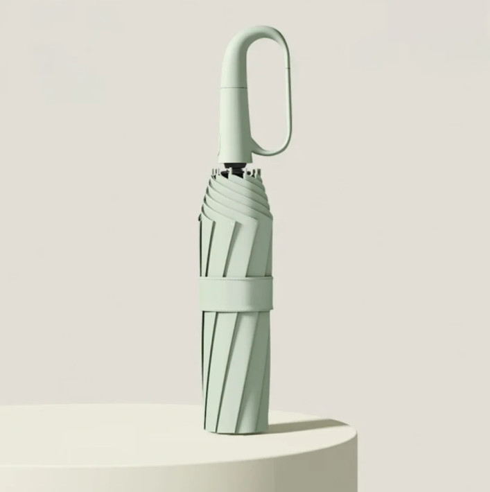 Parapluie anti-tempête réfléchissant, robuste et élégant. Protection optimale contre la pluie et le vent. Visibilité accrue d