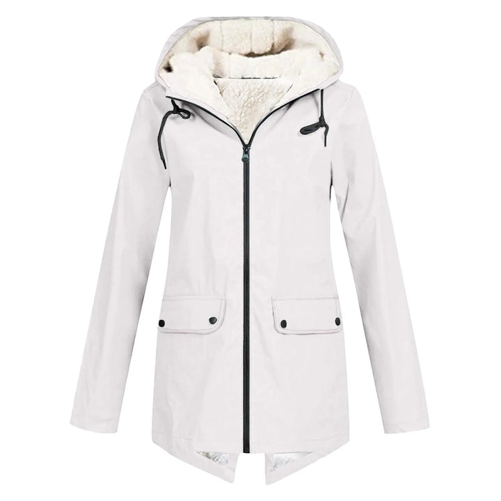 Parka à capuche longue femme, veste chaude et élégante pour l'hiver, style moderne et confort optimal.