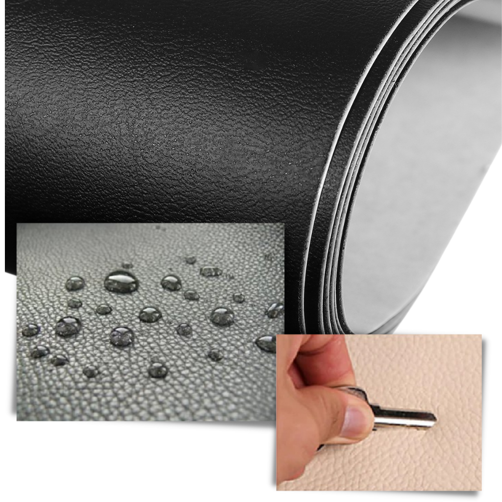 "Patch auto-adhésif en cuir kaki, ultra-résistant, imperméable, pour réparer canapés, vestes, intérieurs de voitures."