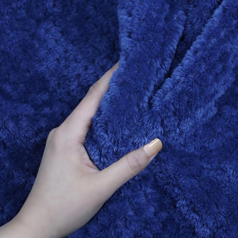 Robe de chambre chaude et douce en polaire, unisexe. Peignoir pour se détendre après une longue journée.
