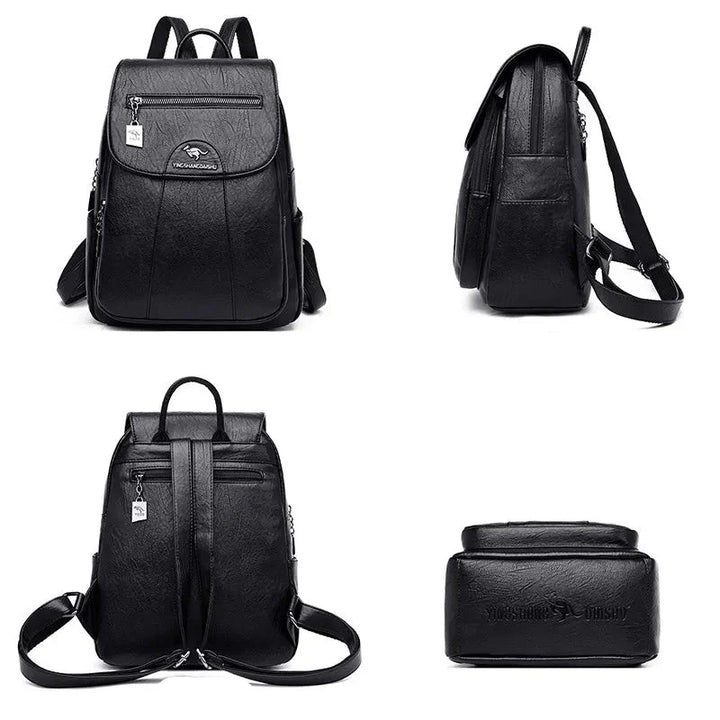 Accessoire de mode féminin: petit sac à dos chic et élégant en polyuréthane pour femmes.