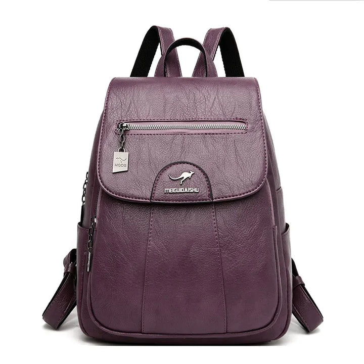 Sac à dos femme, petit et chic, peut aussi servir de sac à main élégant pour le quotidien.
