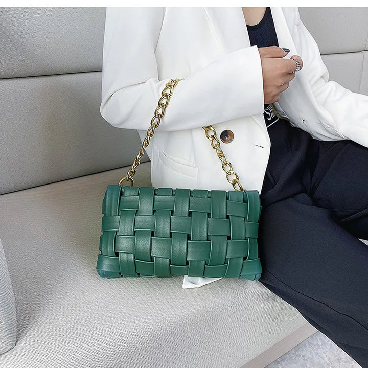 Sac à main compact Anita avec bandoulière, idéal pour femme, accessoire mode polyvalent en cuir PU.
