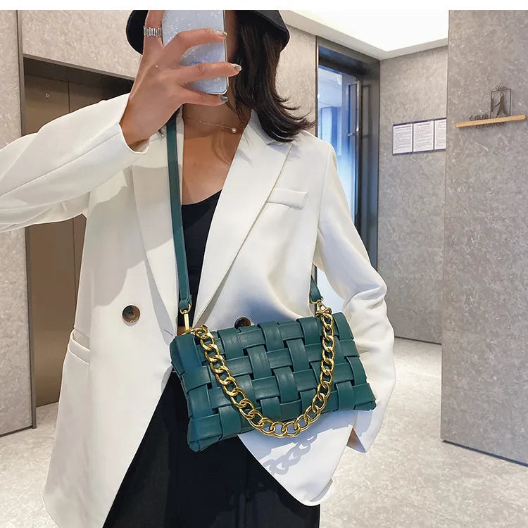 Pochette de soirée Anita pour femme, petit sac élégant et chic en cuir PU, accessoire de luxe compact.