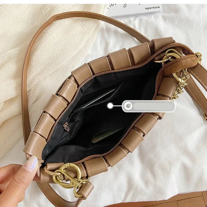 Sac à main Anita pour femme, petit et élégant, convertible pochette avec bandoulière, en cuir PU tendance.