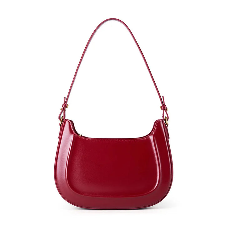 Sac à main femme en cuir véritable, format mini, avec détails dorés, mode et tendance