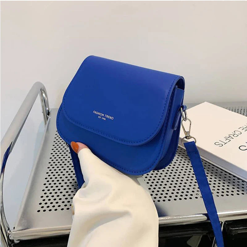 Élégant petit sac à main en similicuir pour fille adolescente, sac bandoulière polyvalent, mode ado.