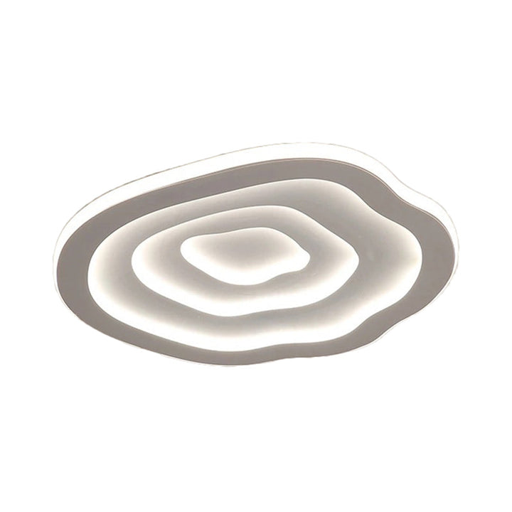 Plafonnier LED design ondulé, moderne, dimmable.  Éclairage blanc chaud/froid. Salon, chambre.