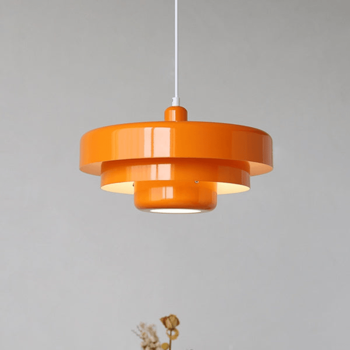 Plafonnier LED vintage, éclairage rétro chic. Design élégant, métal, lumière douce.  Idéal salon, salle à manger.