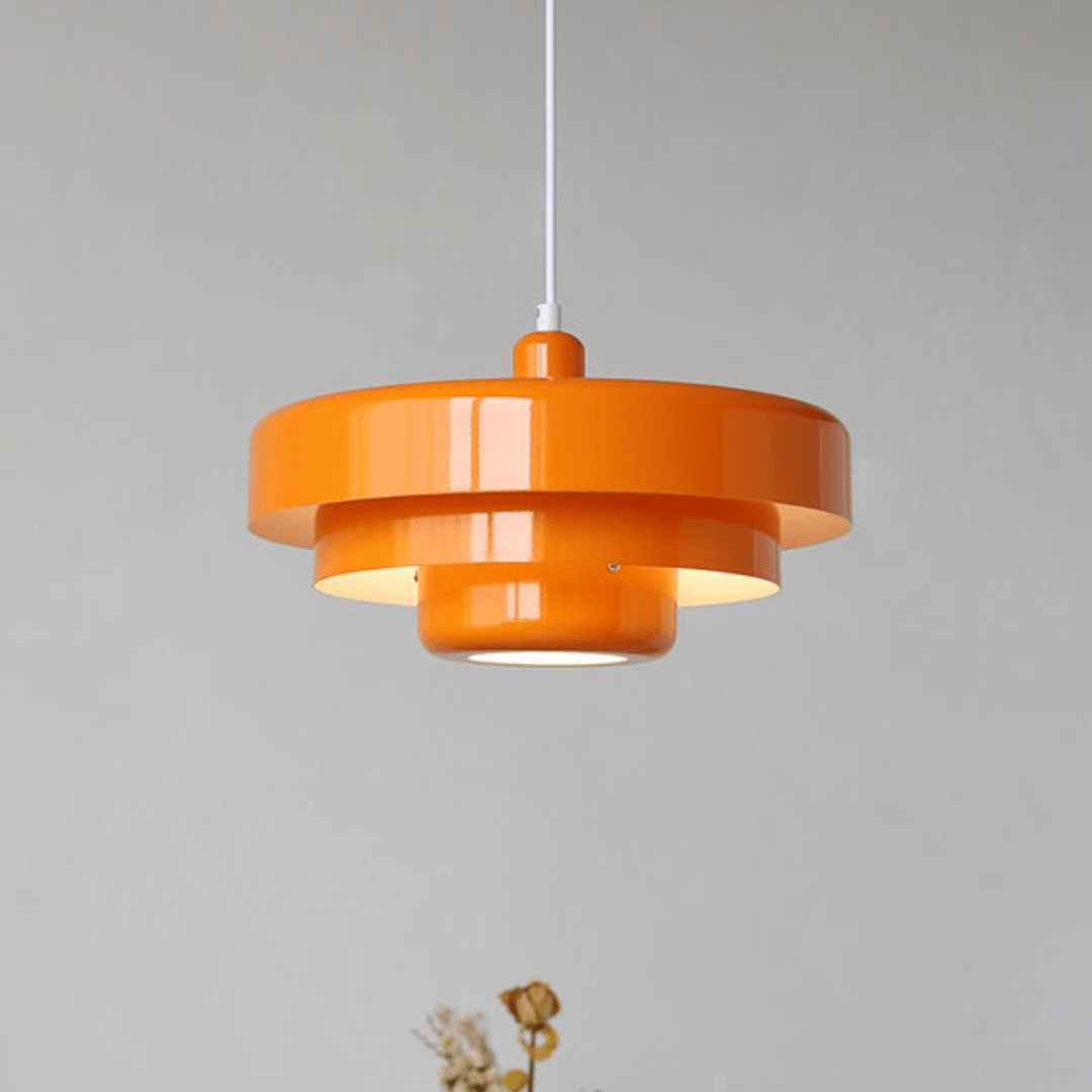 Plafonnier LED vintage, éclairage rétro chic. Design élégant, métal, lumière douce.  Idéal salon, salle à manger.