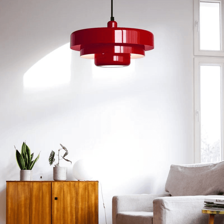 Plafonnier LED vintage, éclairage rétro chic. Design élégant, métal, lumière douce.  Idéal salon, salle à manger.