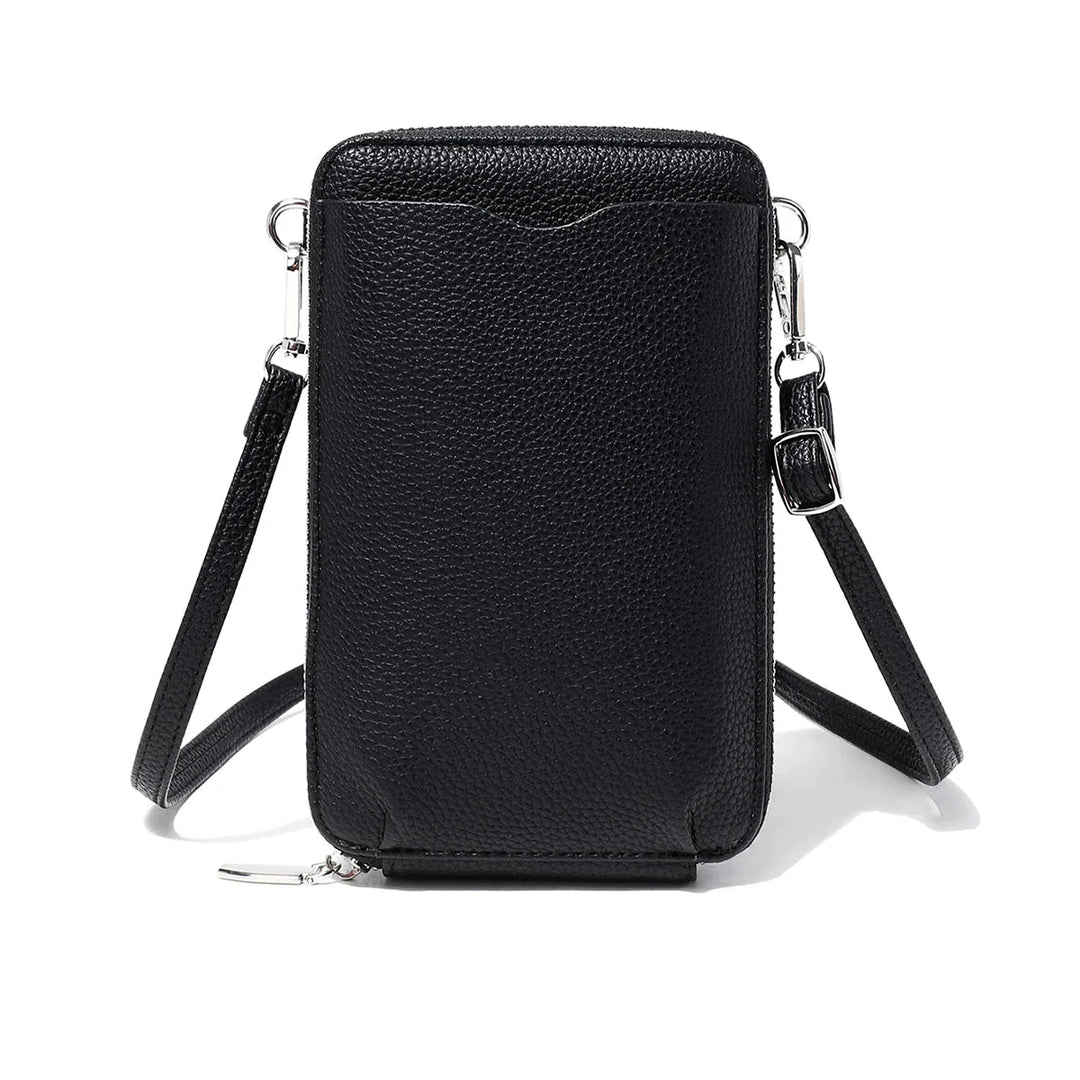 Portefeuille chic et pratique pour femme, un accessoire indispensable avec sa bandoulière.