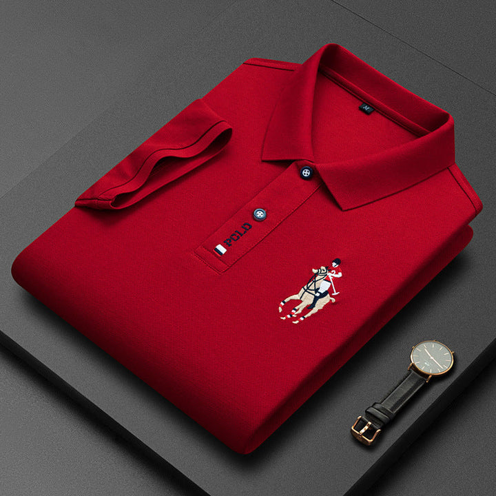 Polo homme décontracté, coupe élégante et confortable.