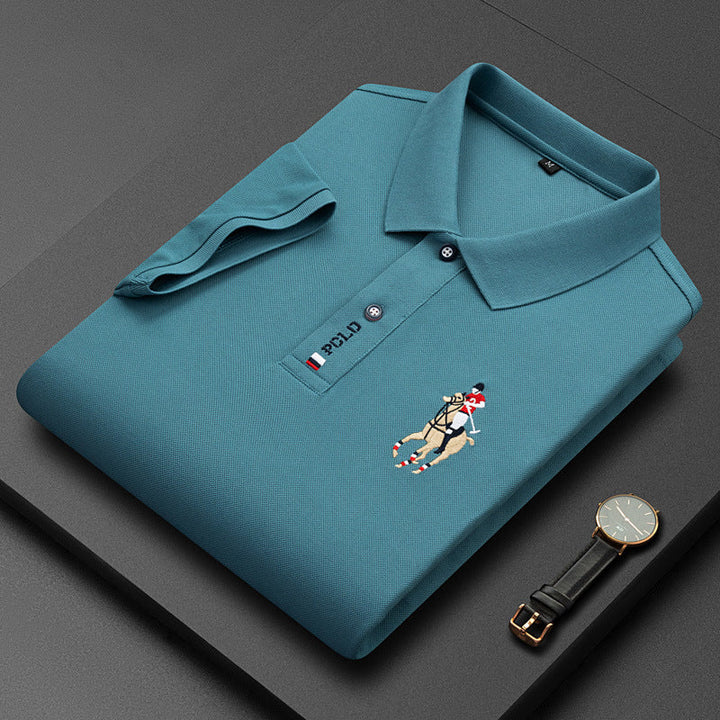 Polo homme décontracté, coupe élégante et confortable.