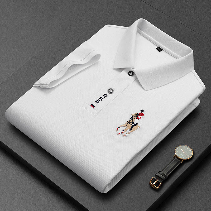 Polo homme décontracté, coupe élégante et confortable.