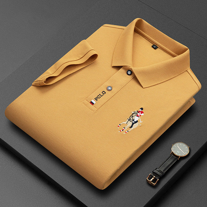 Polo homme décontracté, coupe élégante et confortable.