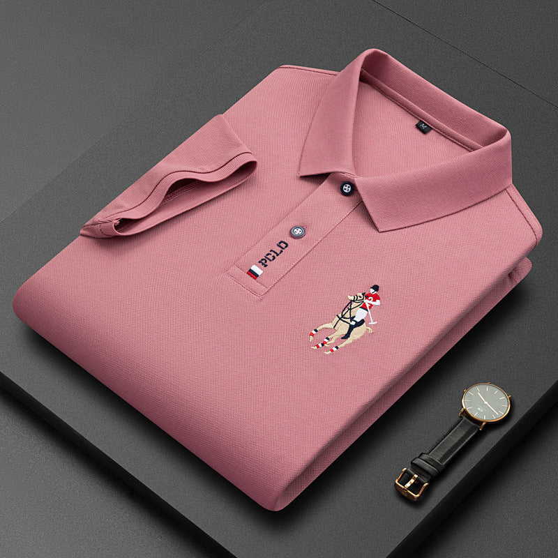 Polo homme décontracté, coupe élégante et confortable.