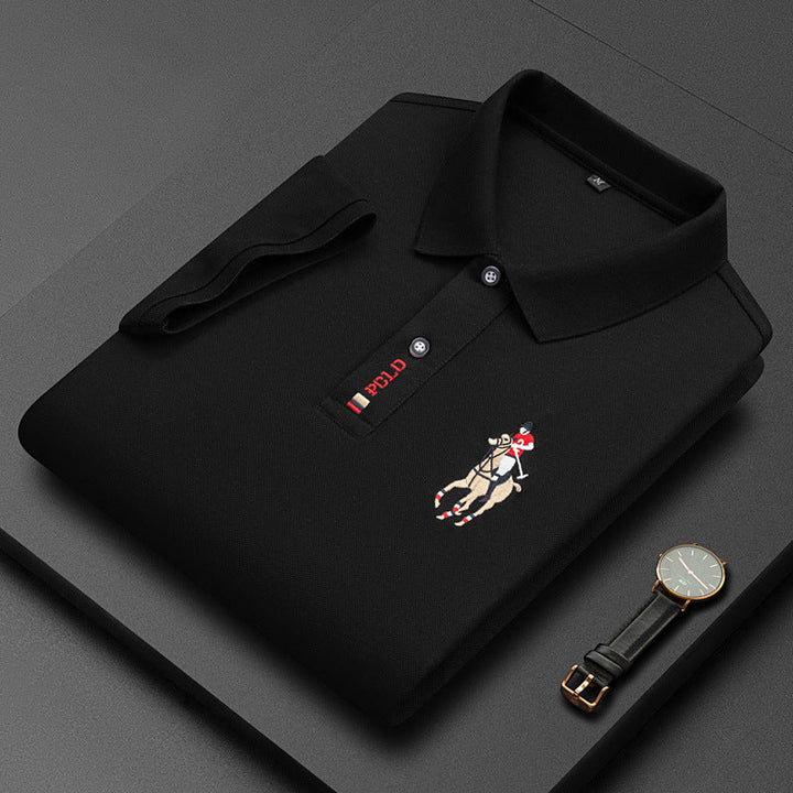 Polo homme décontracté, coupe élégante et confortable.