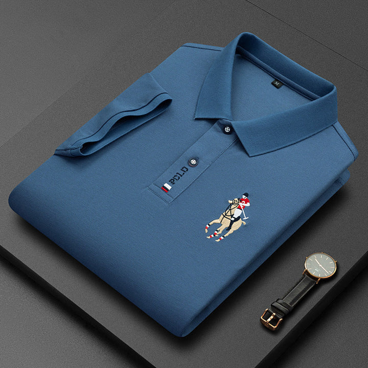Polo homme décontracté, coupe élégante et confortable.