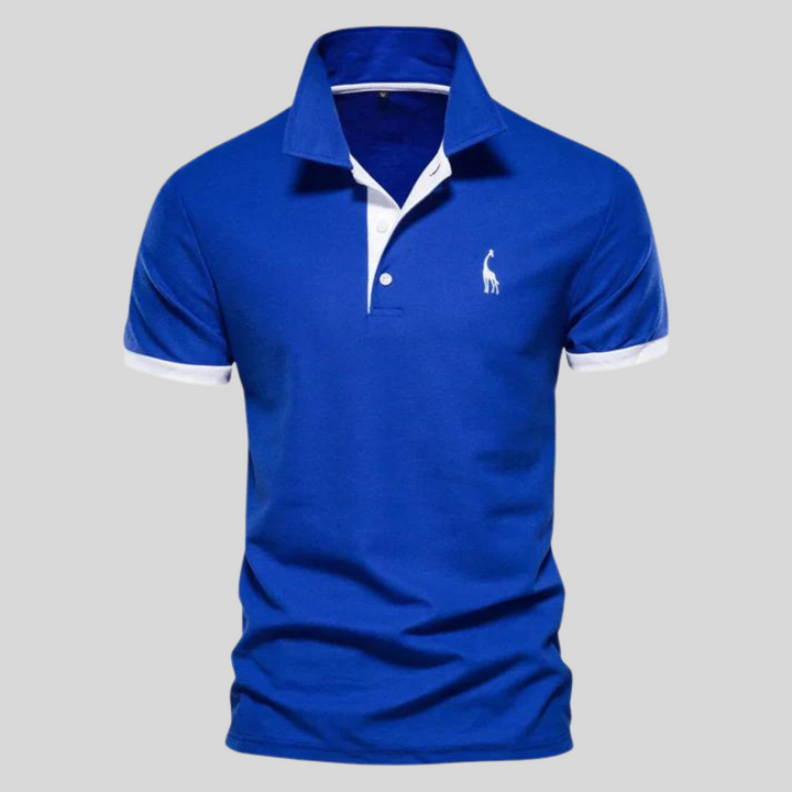 Polo homme luxe: coupe moderne, tissu doux et respirant. Élégance et confort.